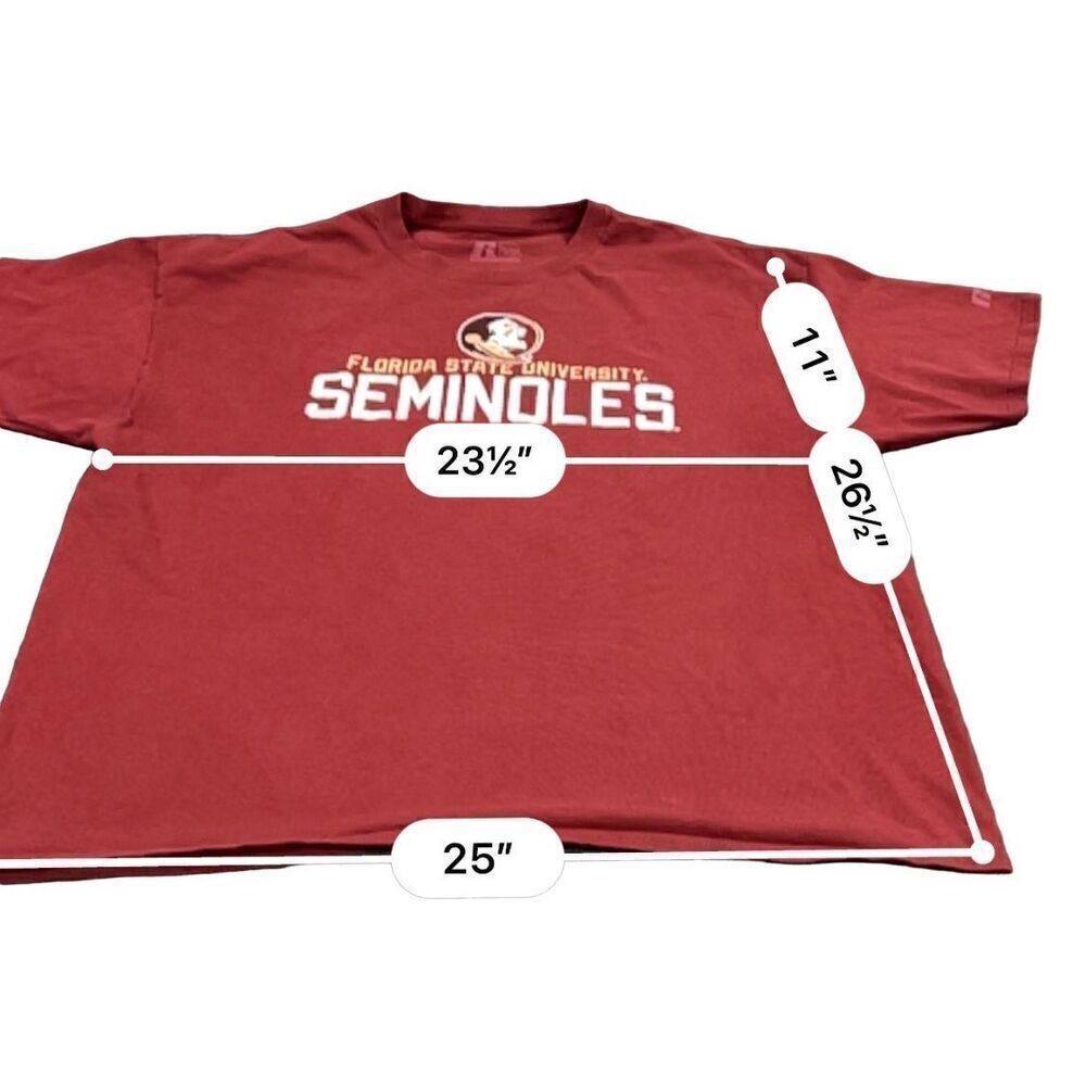Florida State University FSU logo T-shirt size 3XL - Picture 4 of 7
